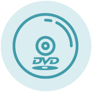 Tekening van een DVD