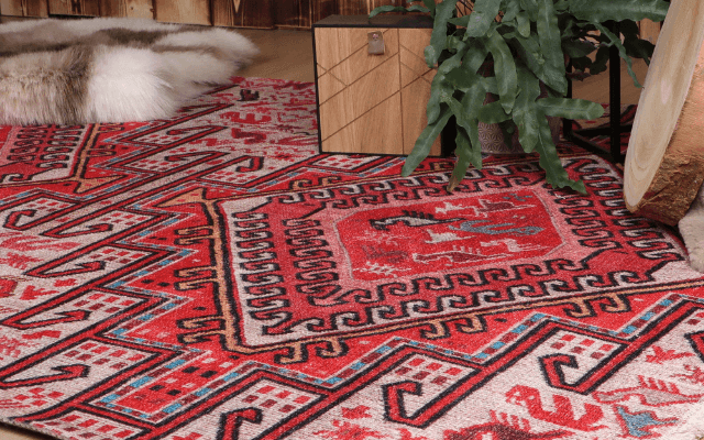 Rood vloerkleed