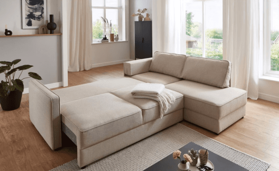 Grote comfortabele slaapbank