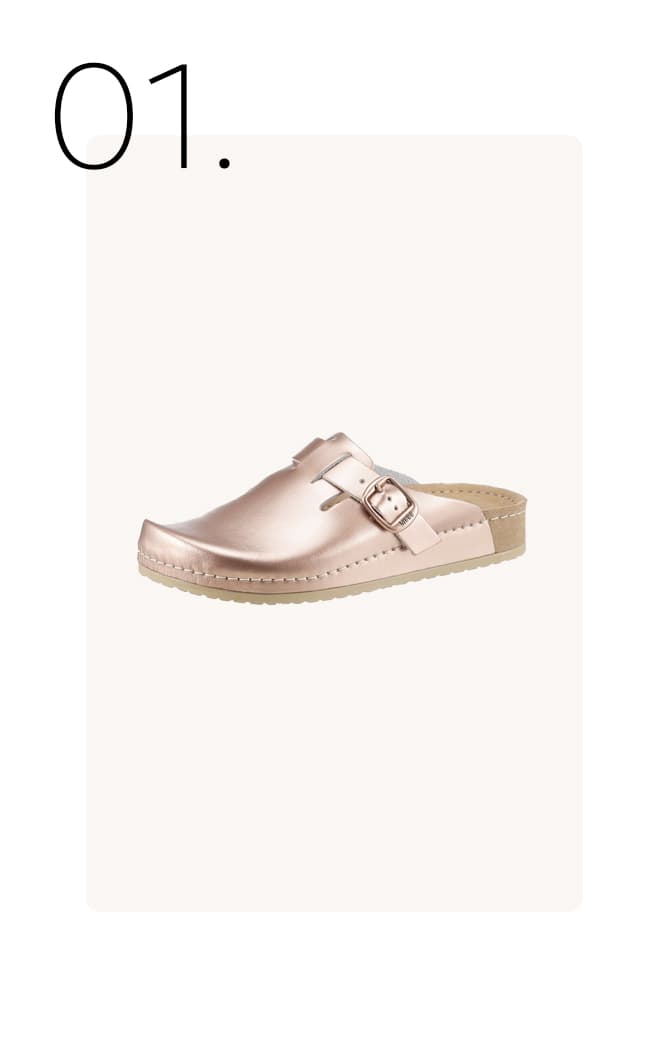 Rose kleurige clogs
