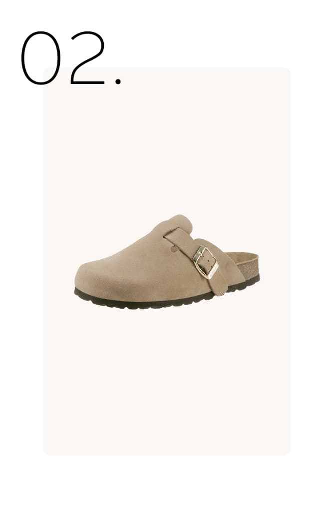 Lichtbruine clogs