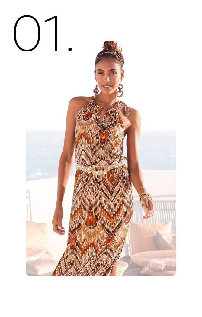 Jurk met gele print