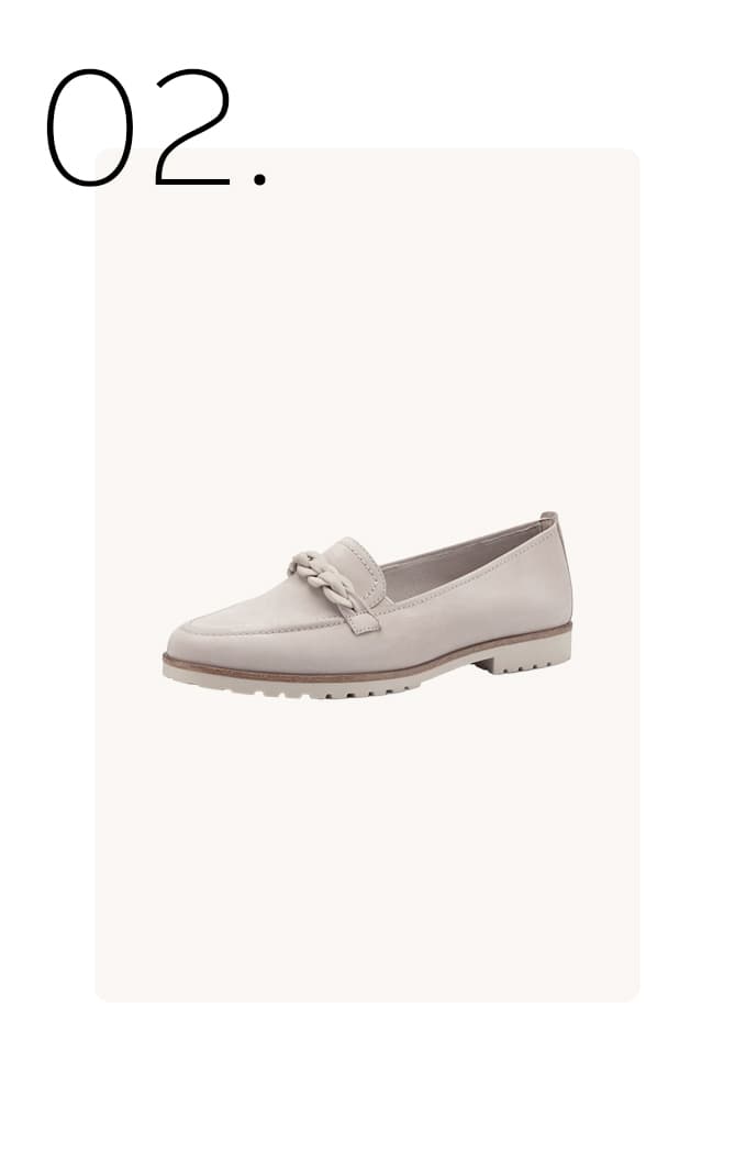 Grijze loafer