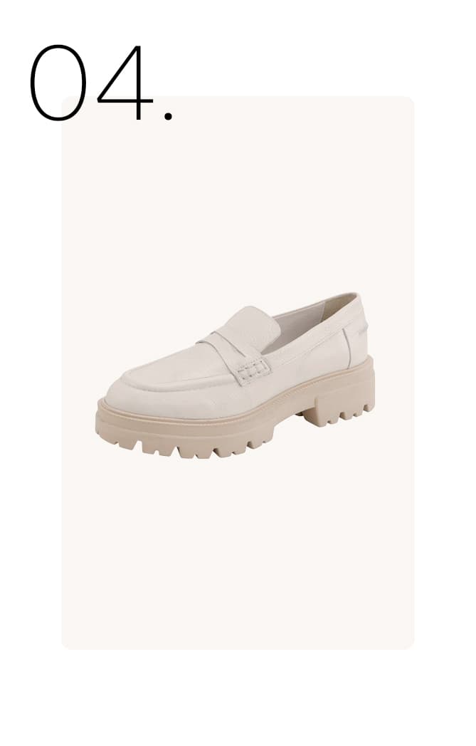Witte loafer
