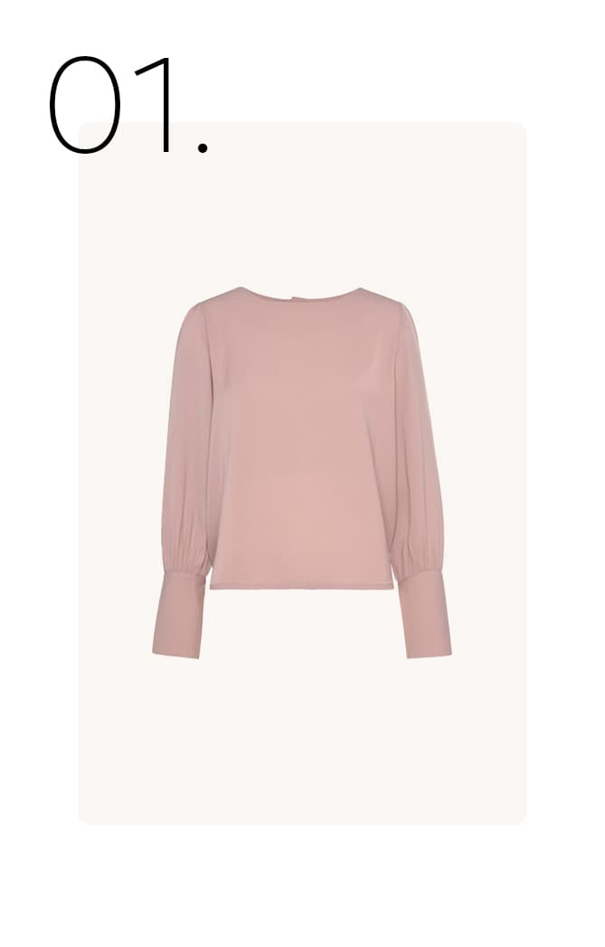 Shirt romantisch pastel