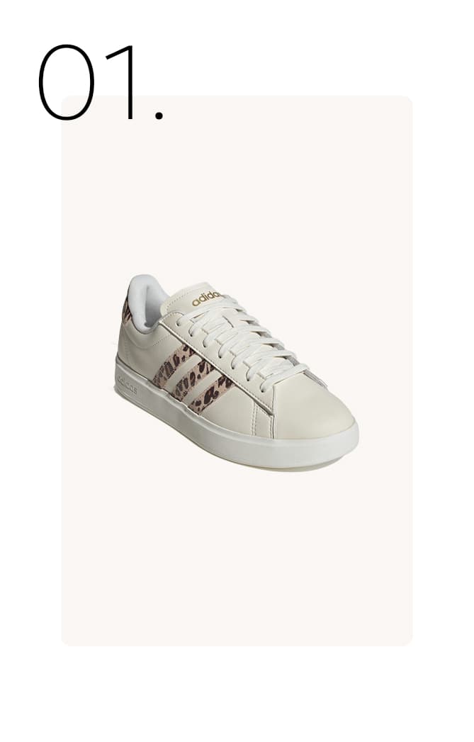 Sneaker met panterprint