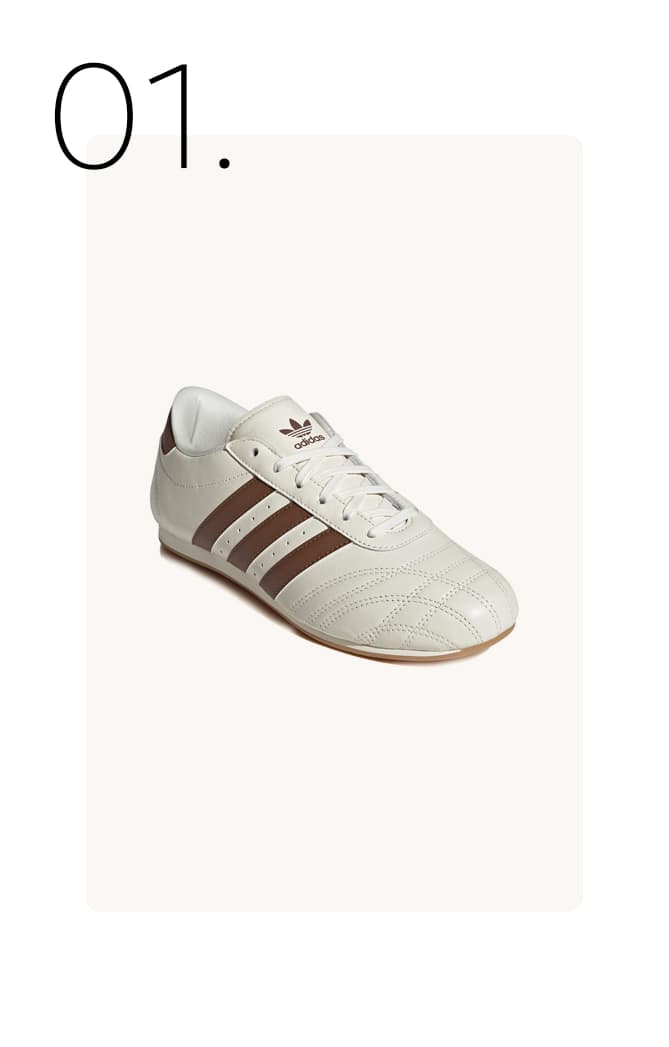 Witte smalle Adidas sneakers