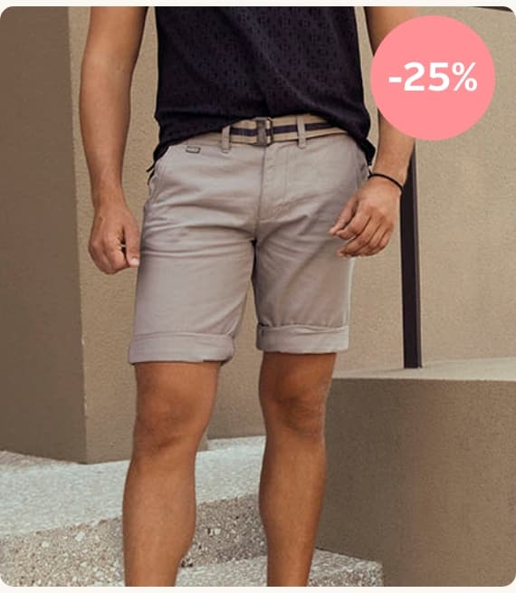 Korting op shorts