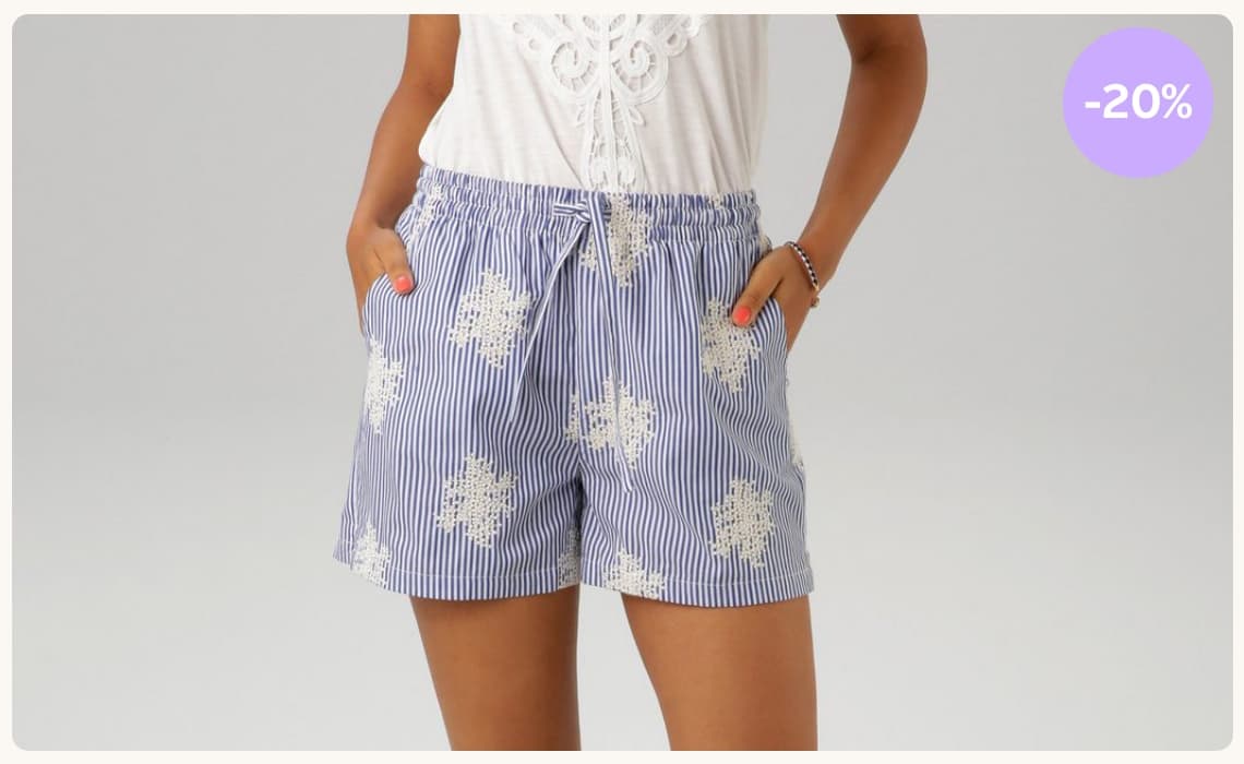 Korting op shorts voor dames