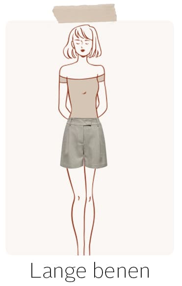 Illustratie - vrouw met lange benen 
