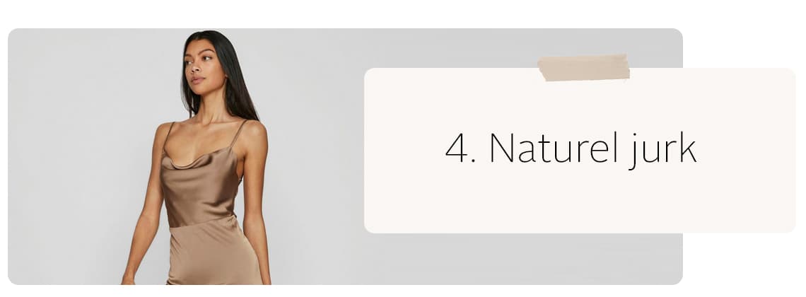 Naturel jurk 