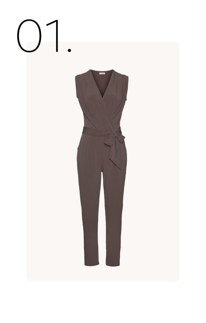 Elegante wikkel jumpsuit 