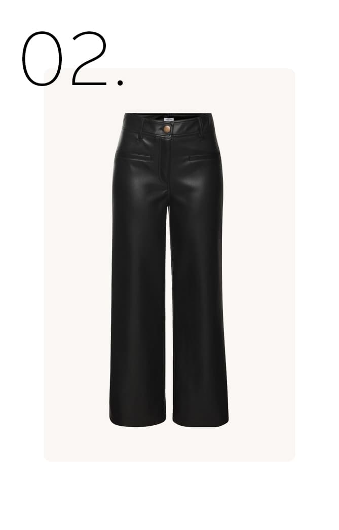 Imitatieleren broek 