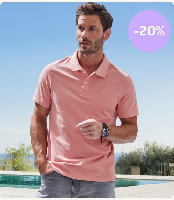 Korting op poloshirts 