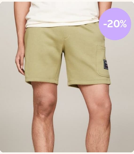 Korting op korte broeken van Tommy Hilfiger