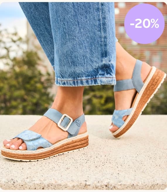 Korting op dames sandalen