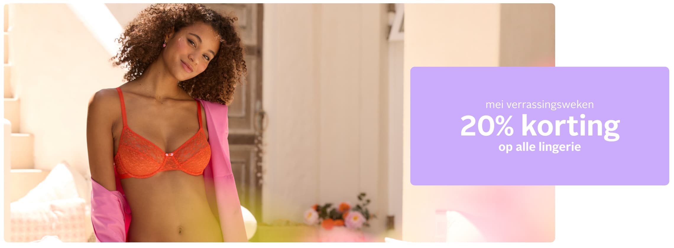 Korting op lingerie