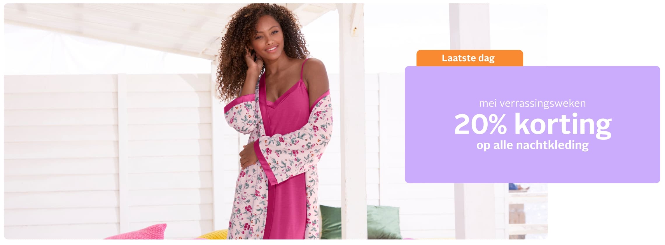 Korting op nachtkleding 