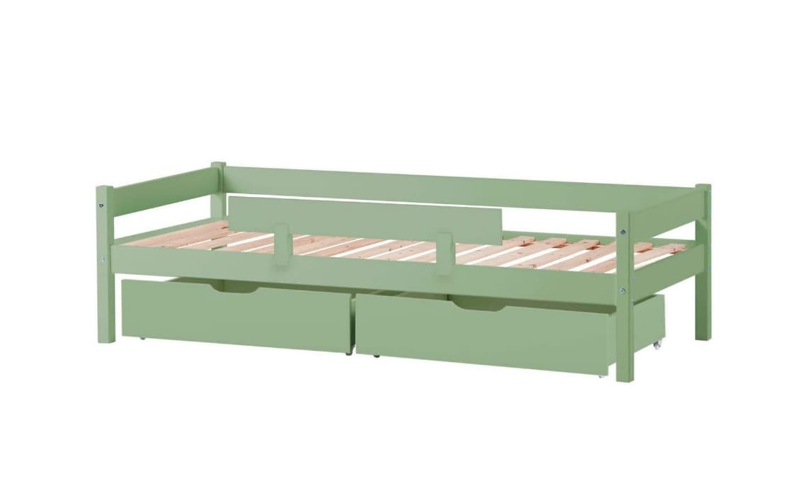 Lüttenhütt Kinderbed met valbeveiliging en 2 lades