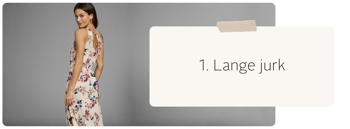 Lange jurk 