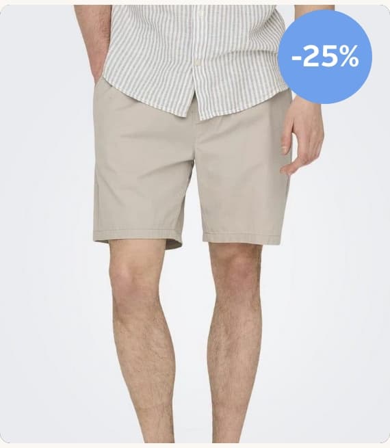 Korting op shorts