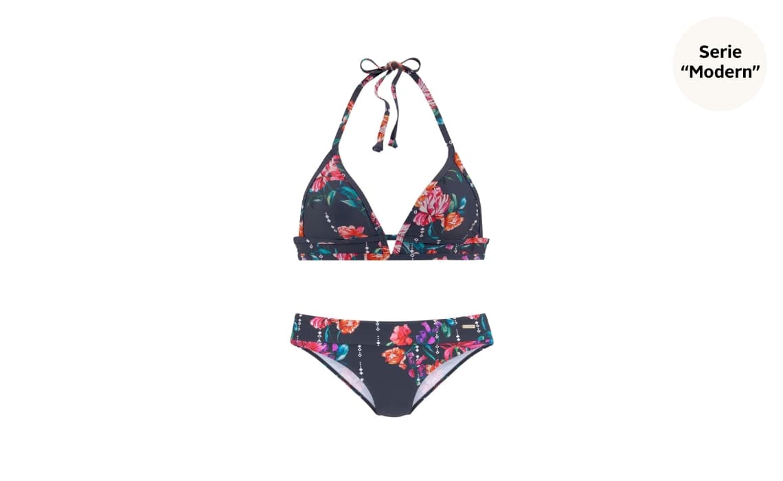Sunseeker bikini met een bloemmotief