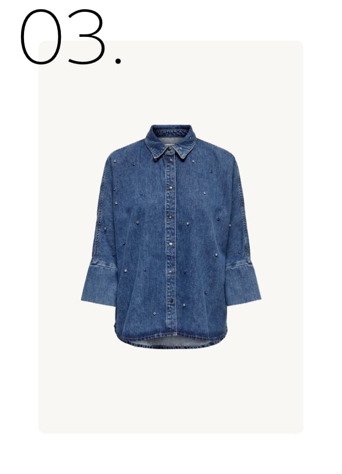 03. – Denim blouse