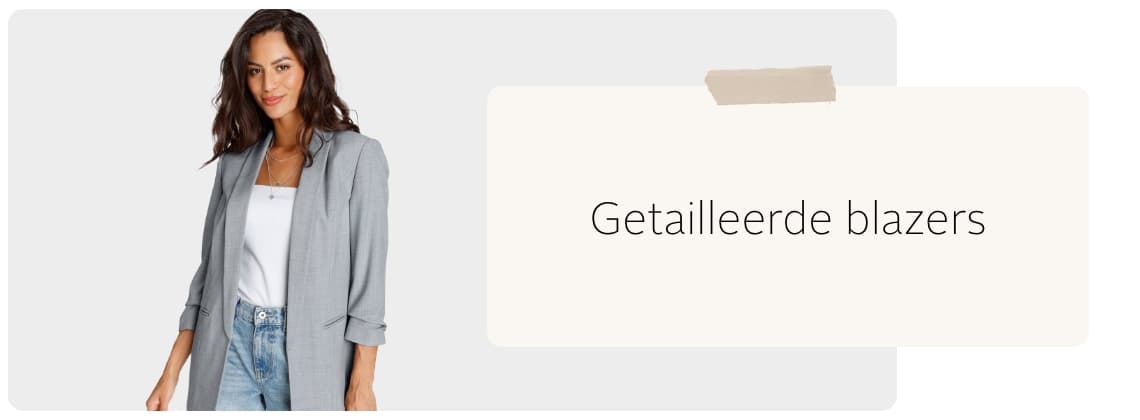 Getailleerde blazers