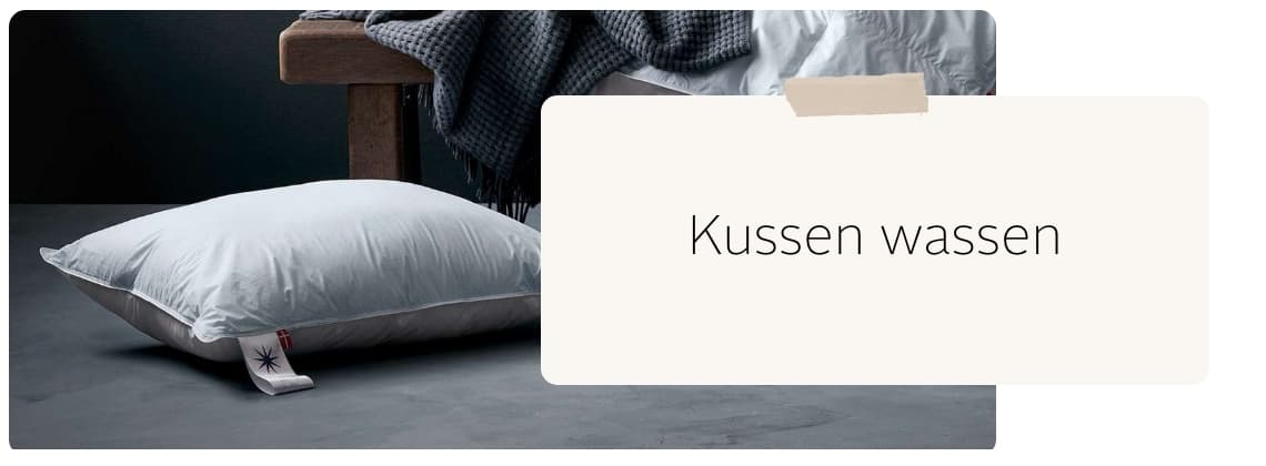 Kussen wassen 