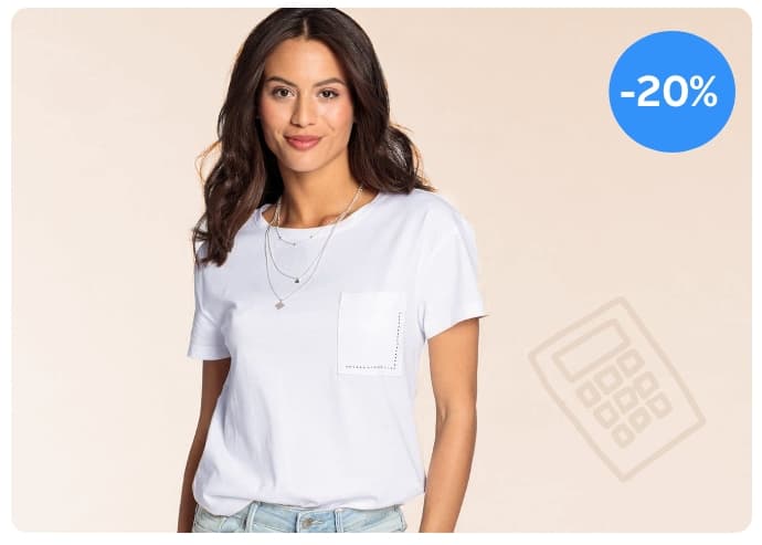 Stapelkorting op dames basic shirts onder 20 euro