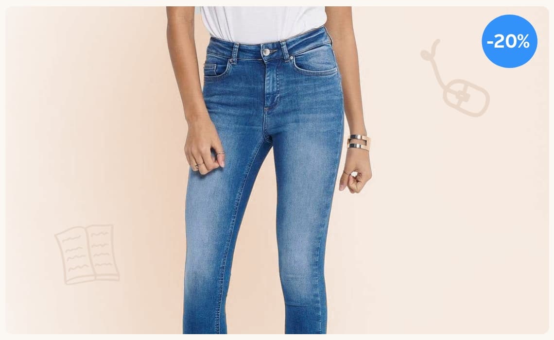 Stapelkorting op jeans