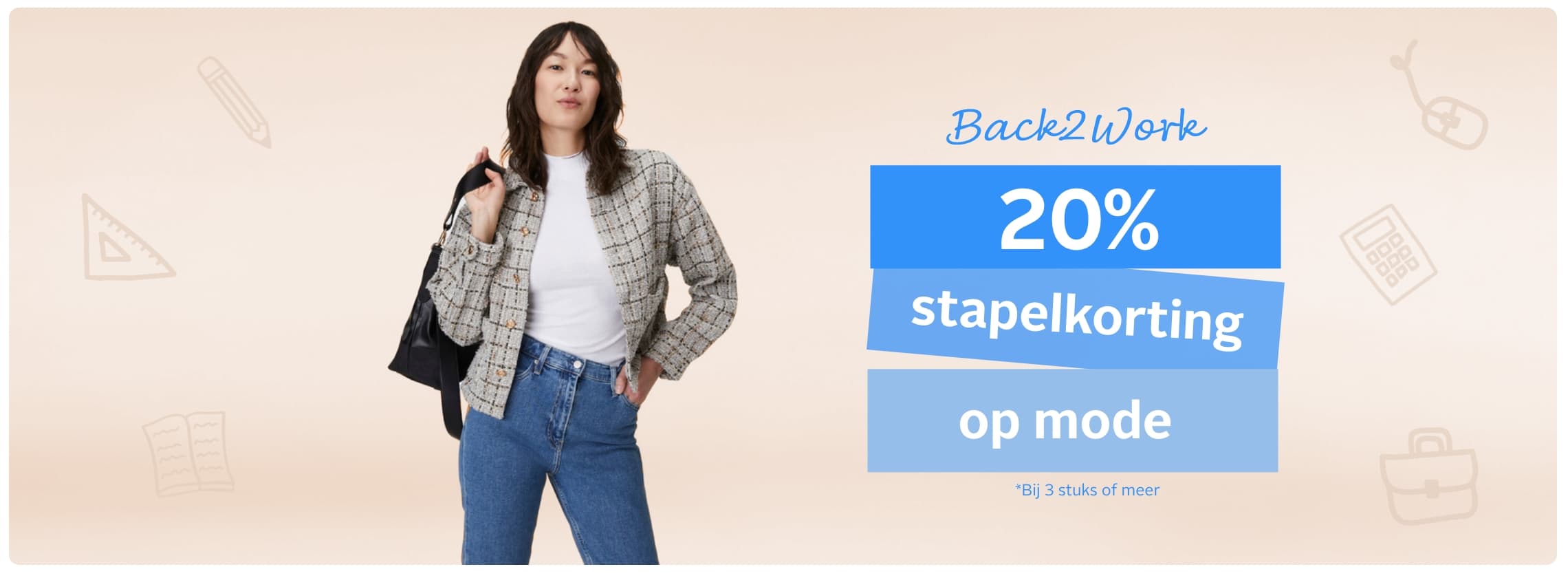 Stapelkorting op dameskleding