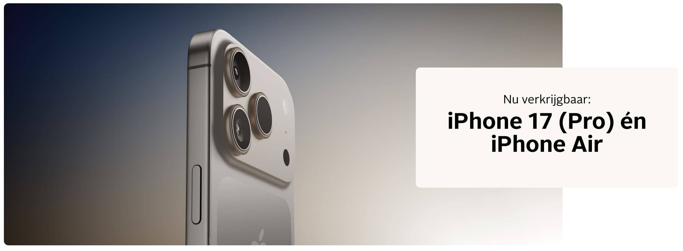 Apple iPhone 17 (Pro) en Apple iPhone Air