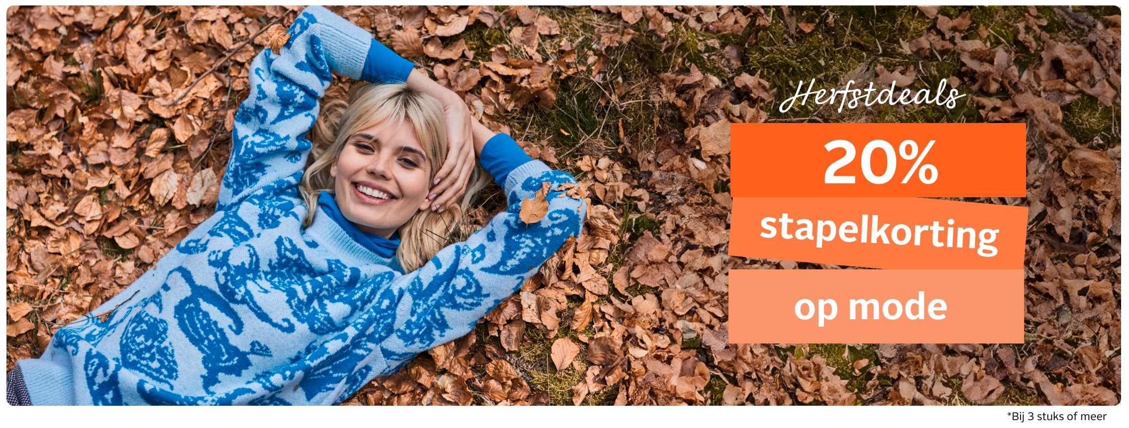 Herfstdeals stapelkorting dameskleding