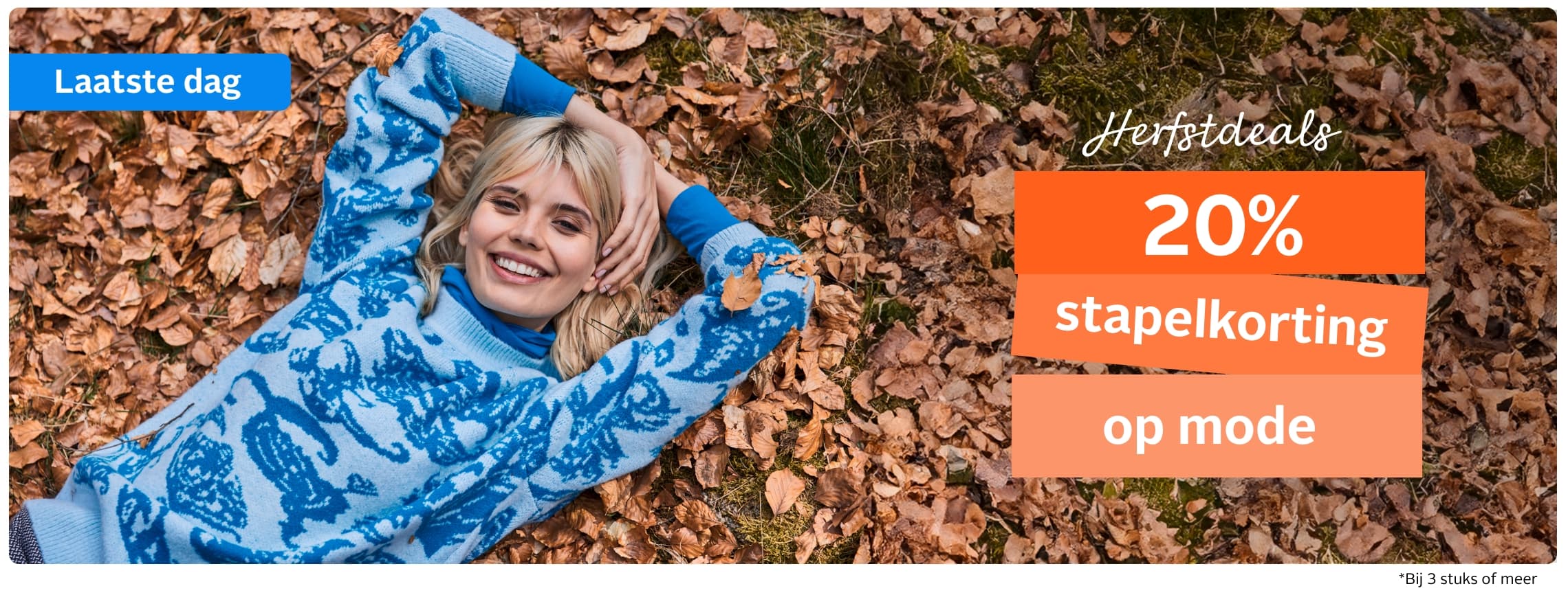 Herfstdeals stapelkorting dameskleding