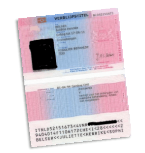 Onleesbaar maken van je verblijfsvergunning