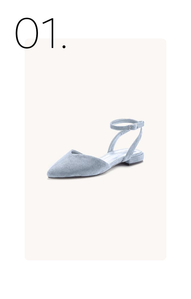 Blauwe ballerina