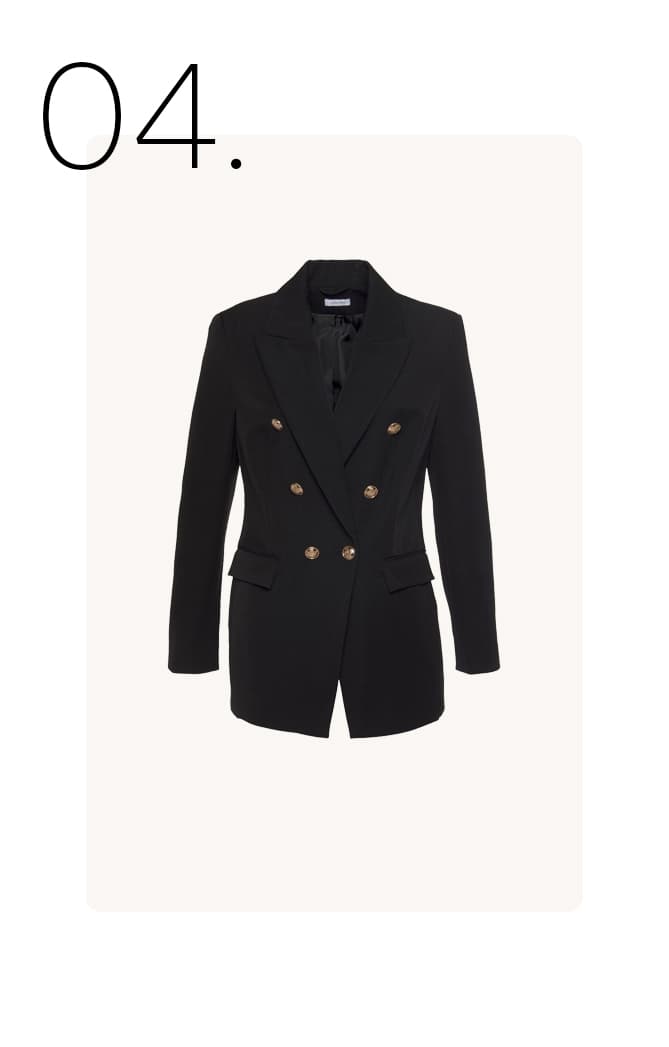 Zwarte blazer