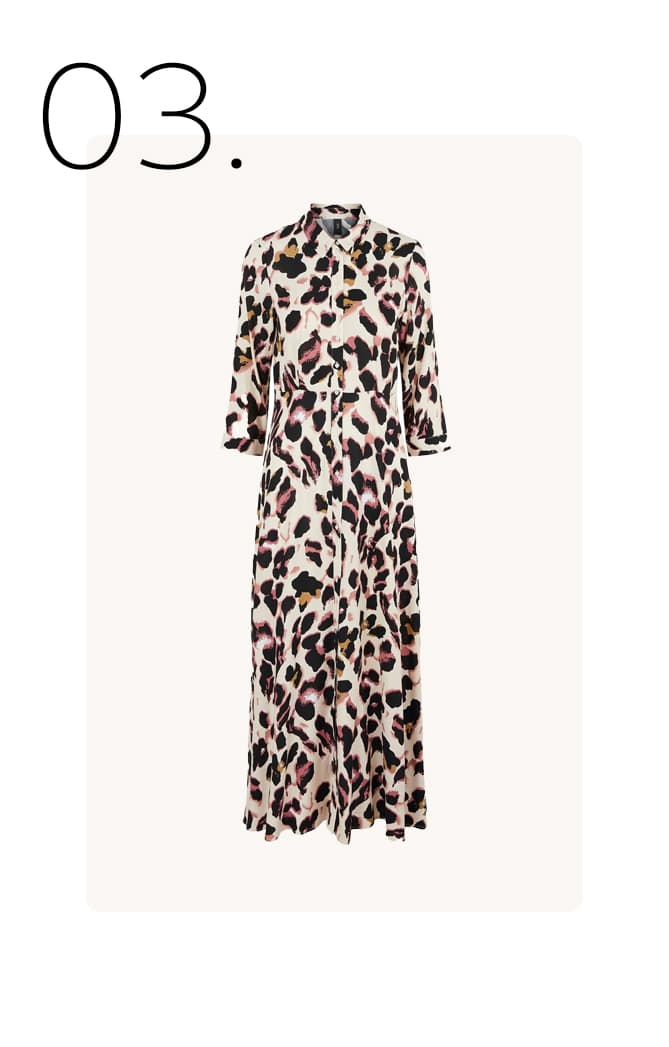 Luipaard print jurk