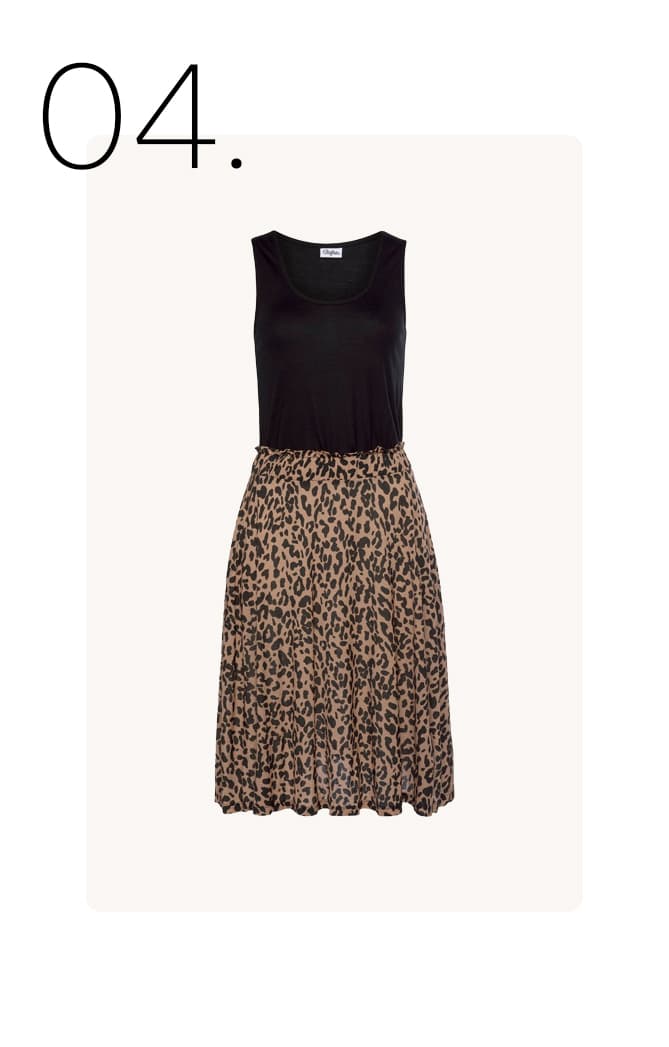 Luipaard print rok