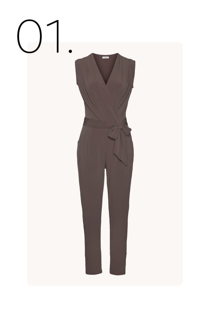Mocha mousse jumpsuit