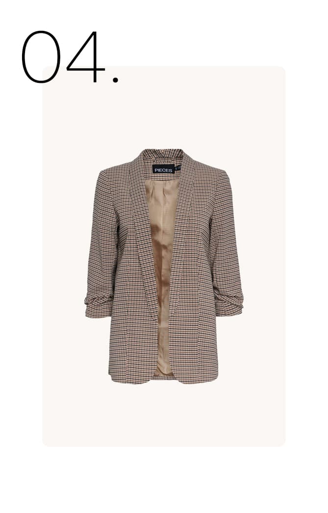 Geruite blazer