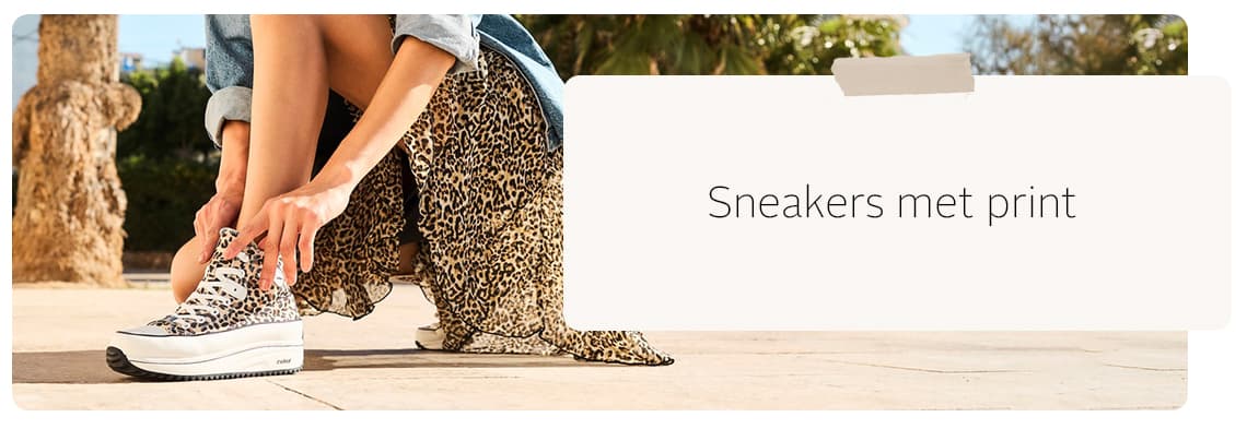 Sneakers met prints