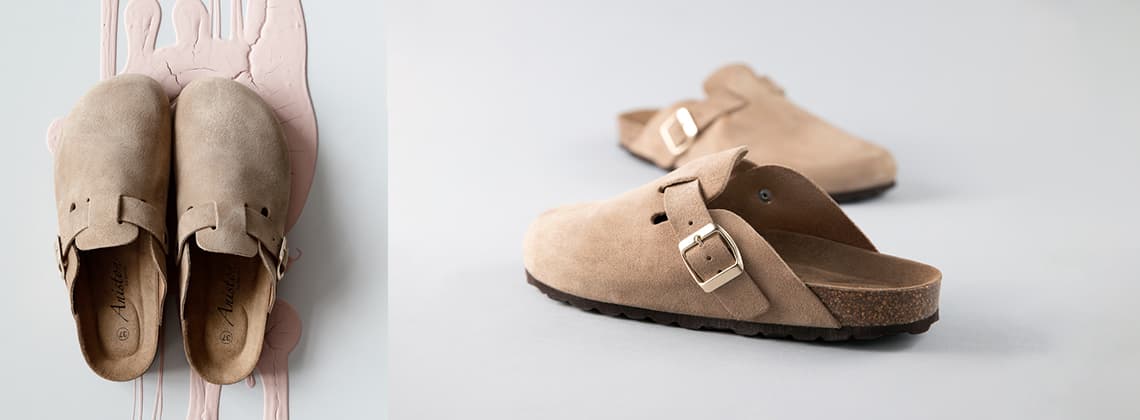 Bruine clogs