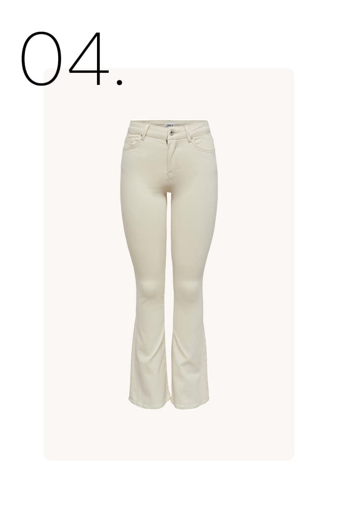 Witte spijkerpantalon