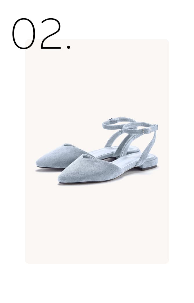 Zilveren ballerina met open middenstuk