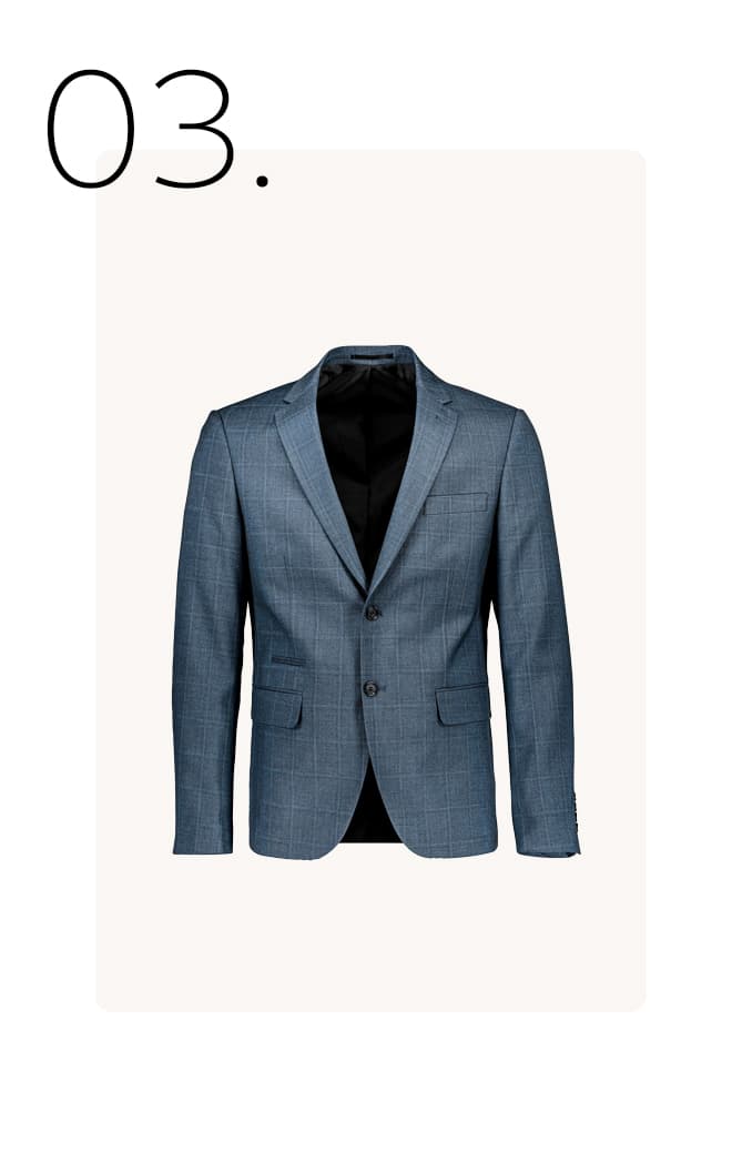 Blauwe blazer heren