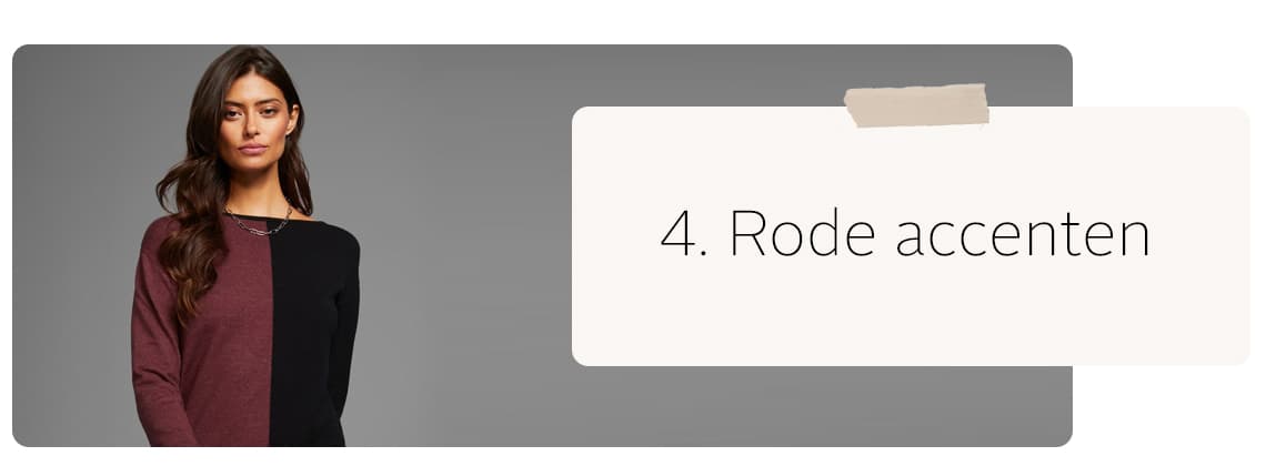Rode accenten