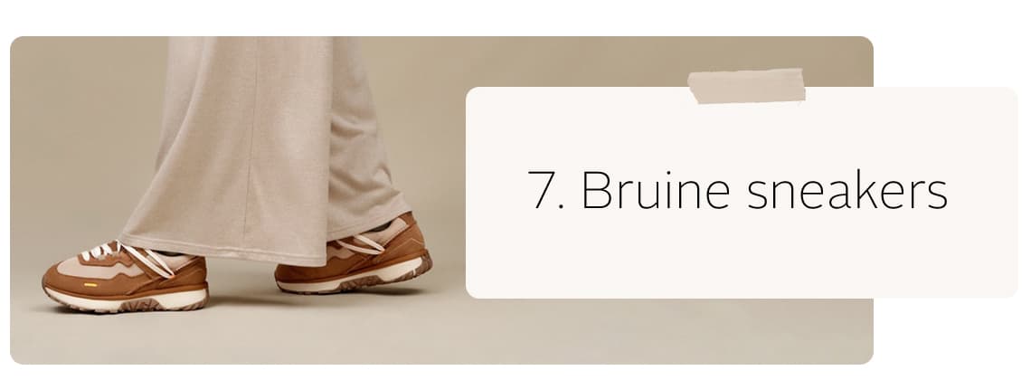Bruine sneakers