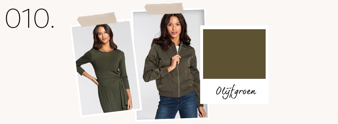 Trendkleur olijfgroen